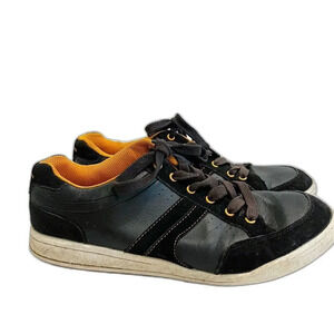 Tommy Armour Mens Golf Shoes 9.5 Spikeless Mid Top Lace Up Black Orange Athletic